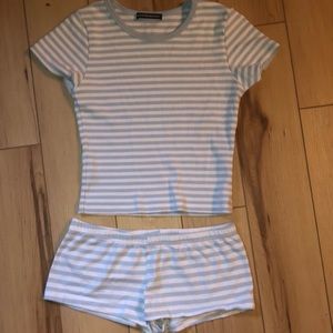 Brandy Melville Striped Set